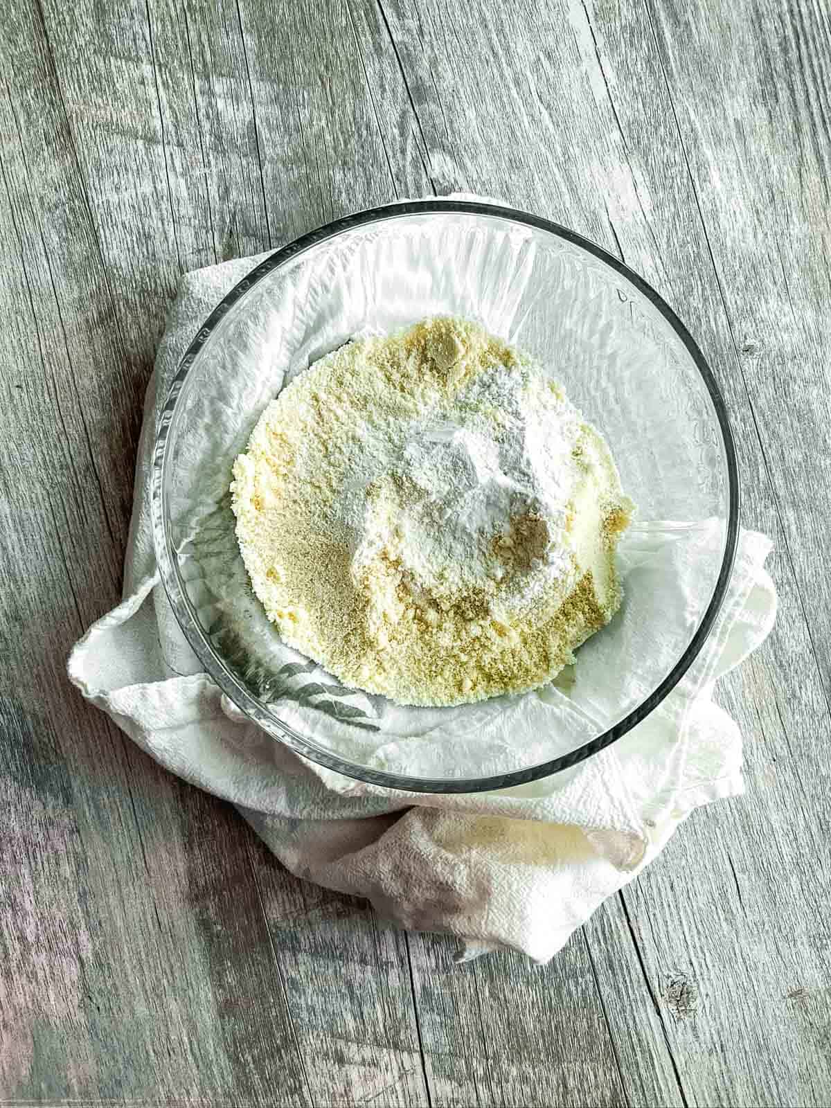 dry ingredients in a bowl