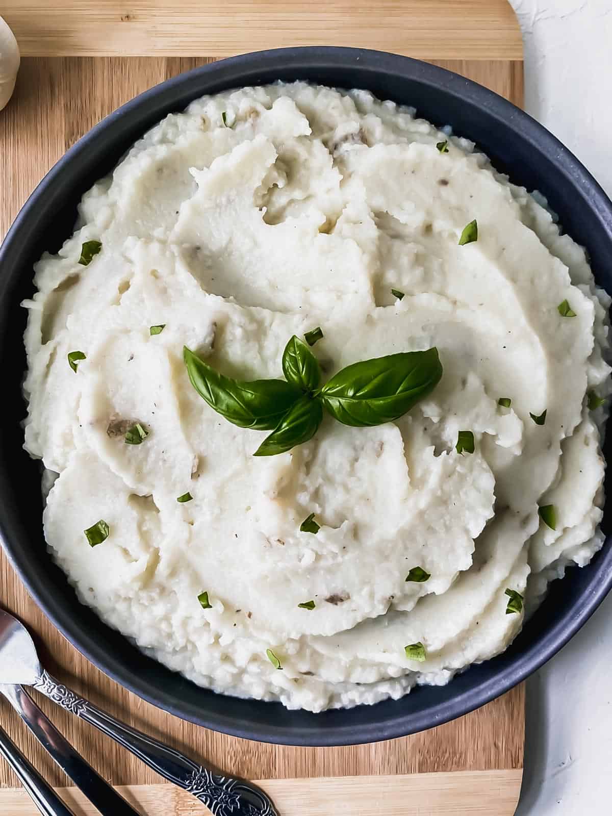 Garlic Mashed Cauliflower Potatoes Your Home, Made Healthy