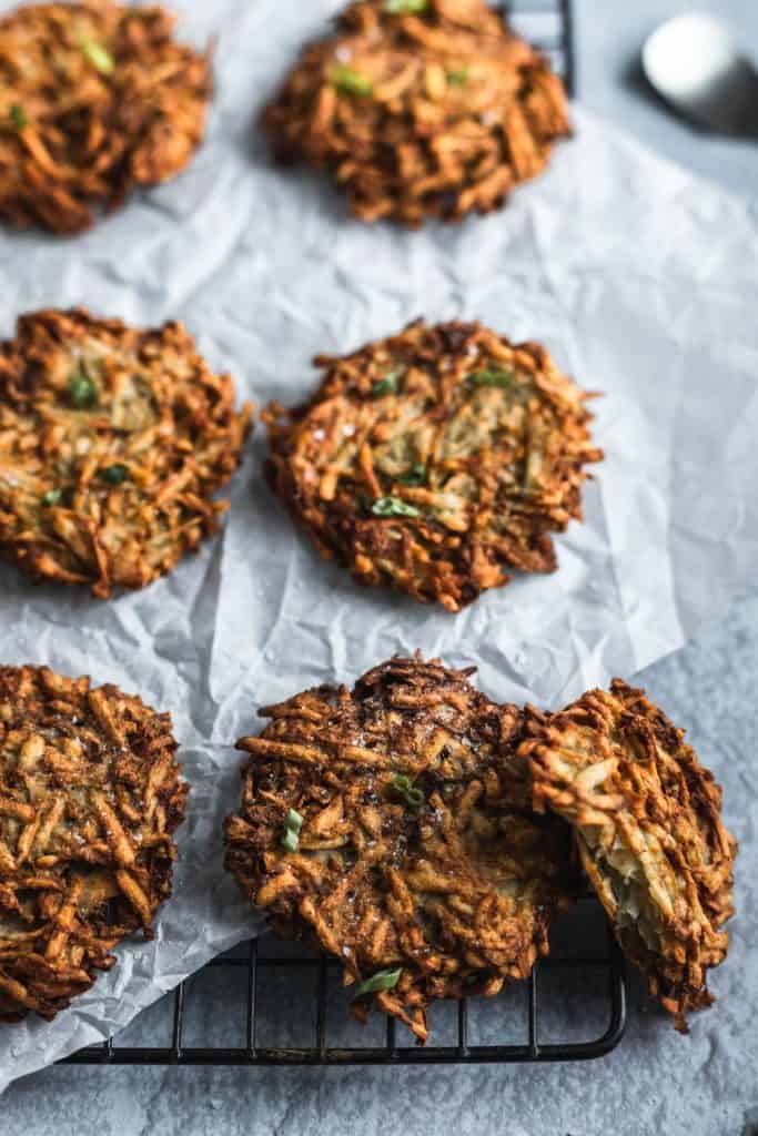 Air Fryer Latkes with Homemade Applesauce Your Home, Made Healthy