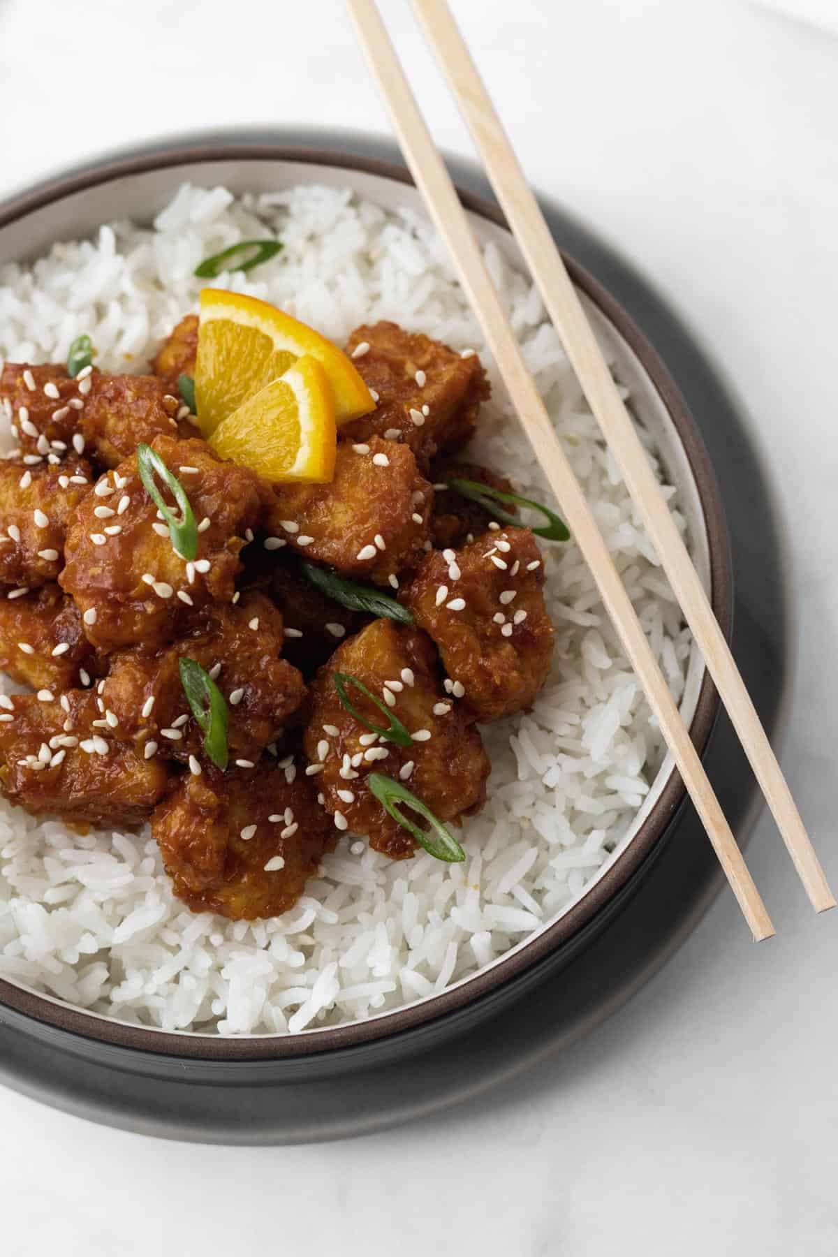 air fry orange chicken