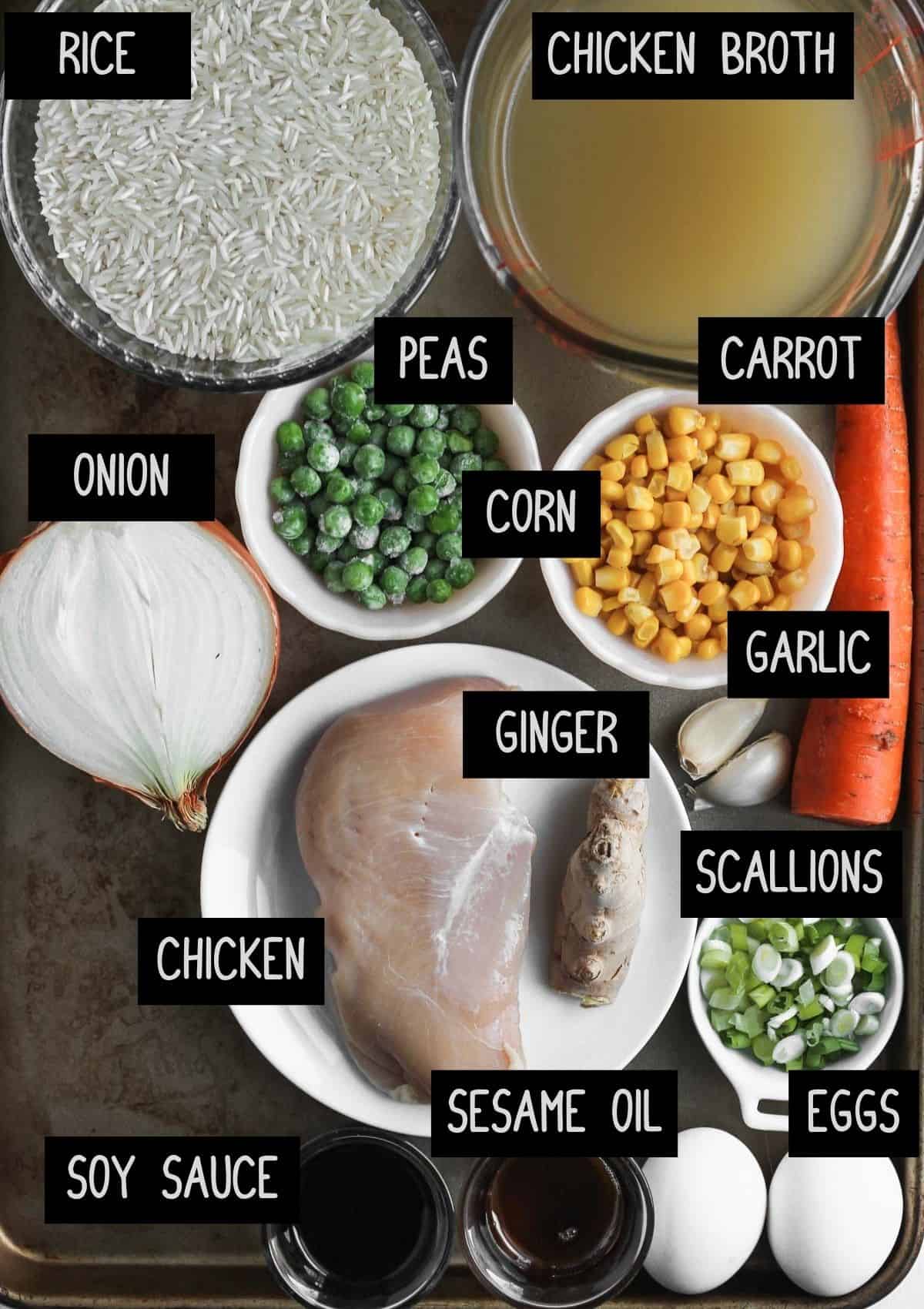 Labelled ingredients (see recipe for details).