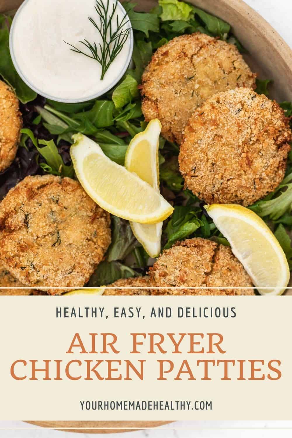 Crispy Air Fryer Chicken Patties with Canned Chicken Your Home, Made