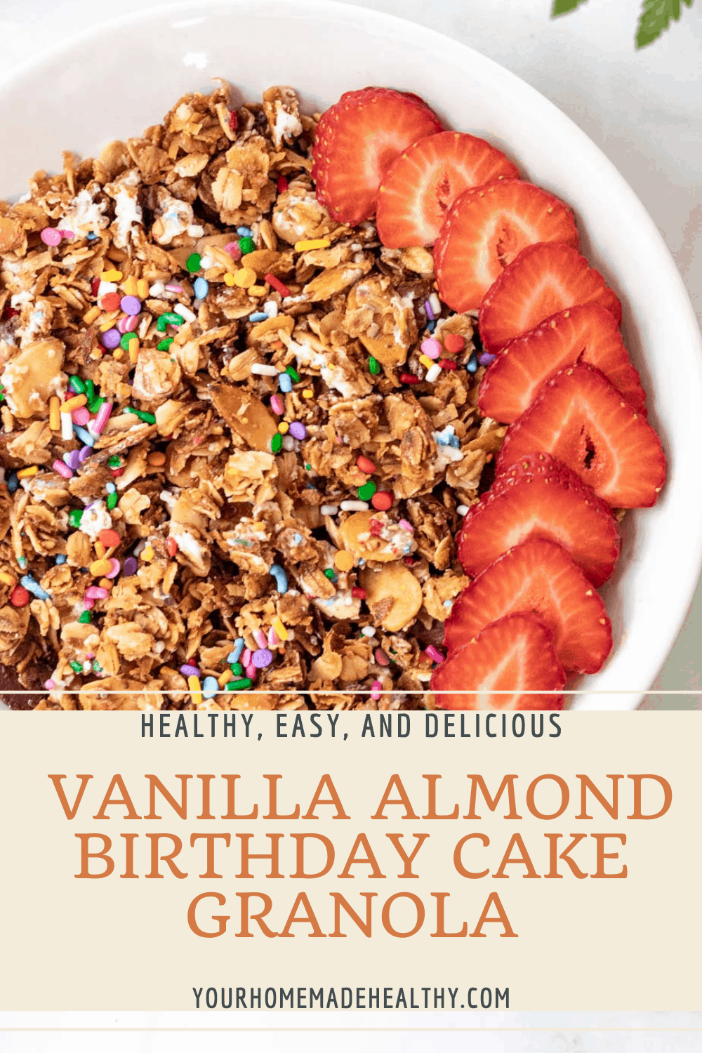 Crunchy Vanilla Almond Birthday Cake Granola Your Home, Made Healthy