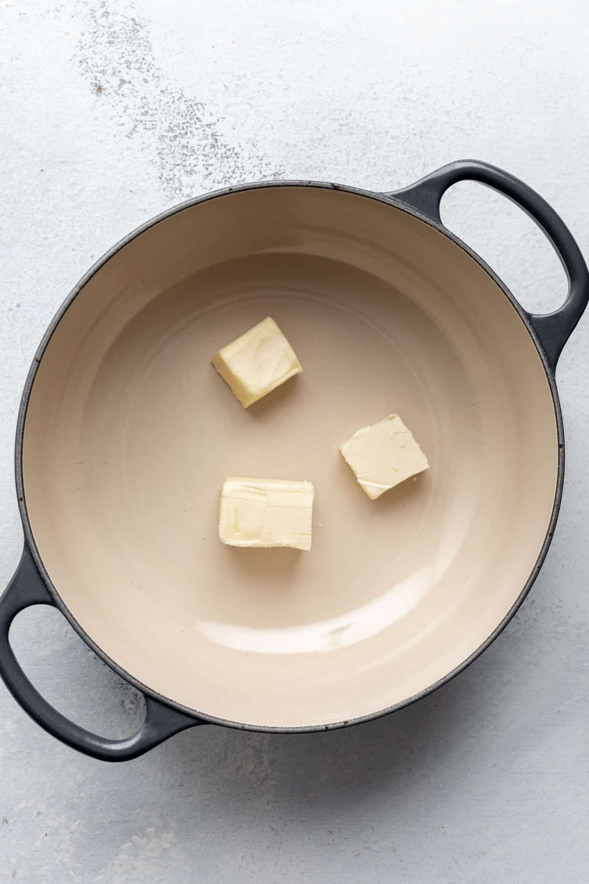 Butter in a large pot.