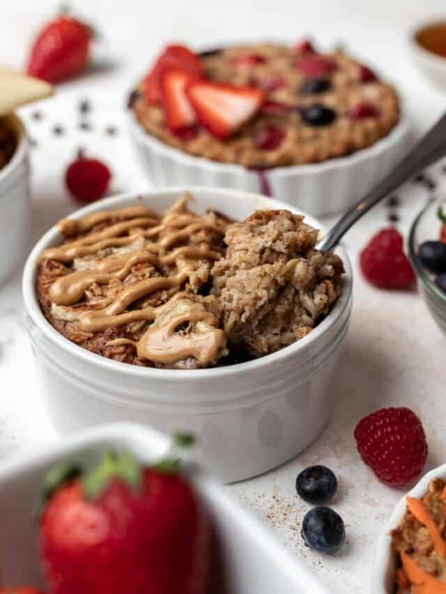 Baked Oats for One Your Home, Made Healthy