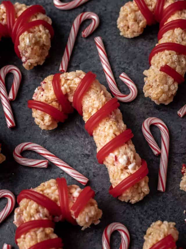 Peppermint Candy Cane Rice Krispie Treats Your Home, Made Healthy
