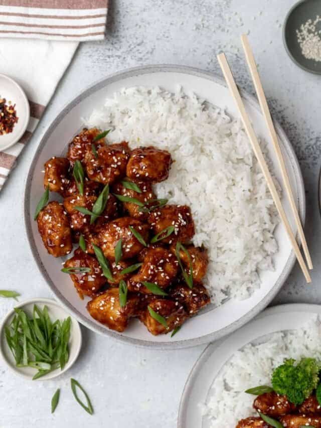 Air Fryer General Tso's Chicken Your Home, Made Healthy