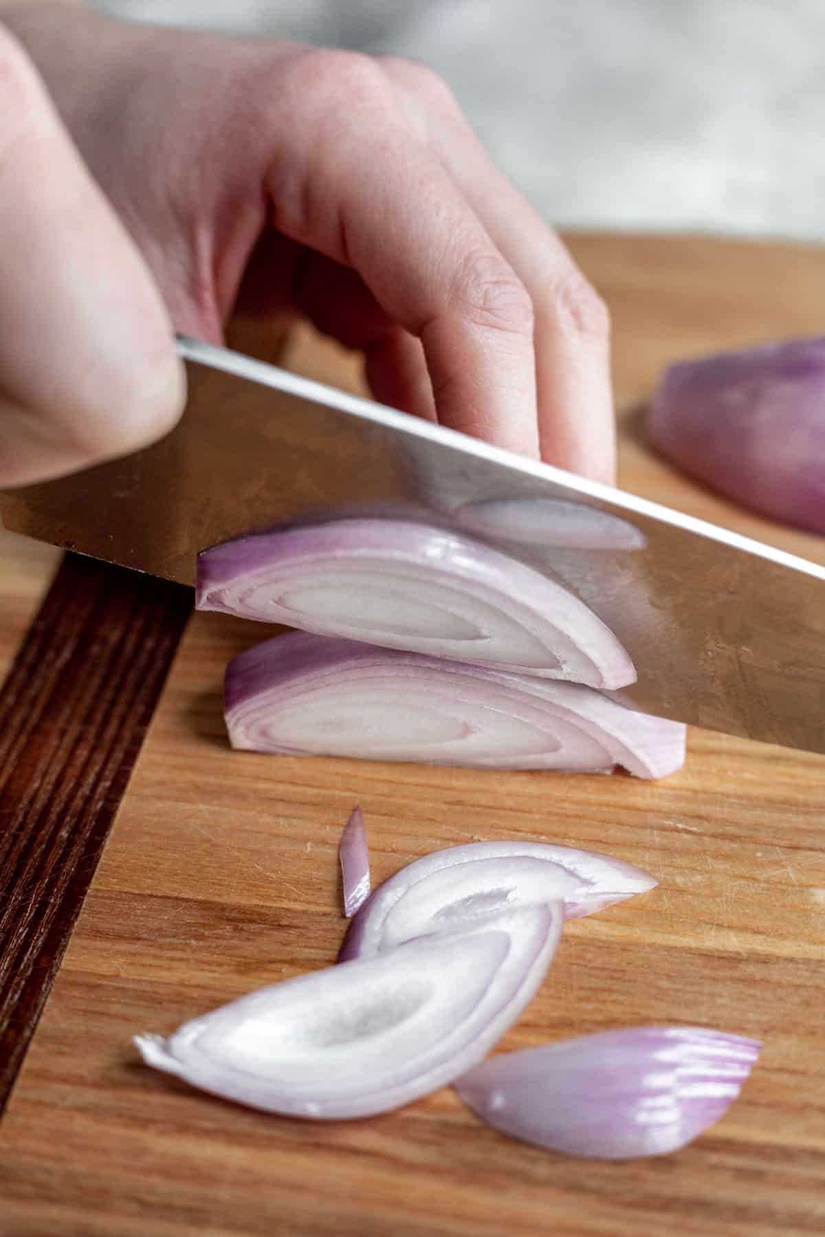 How to Cut Shallots