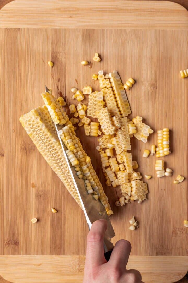 How to Cut Corn Off the Cob Your Home, Made Healthy