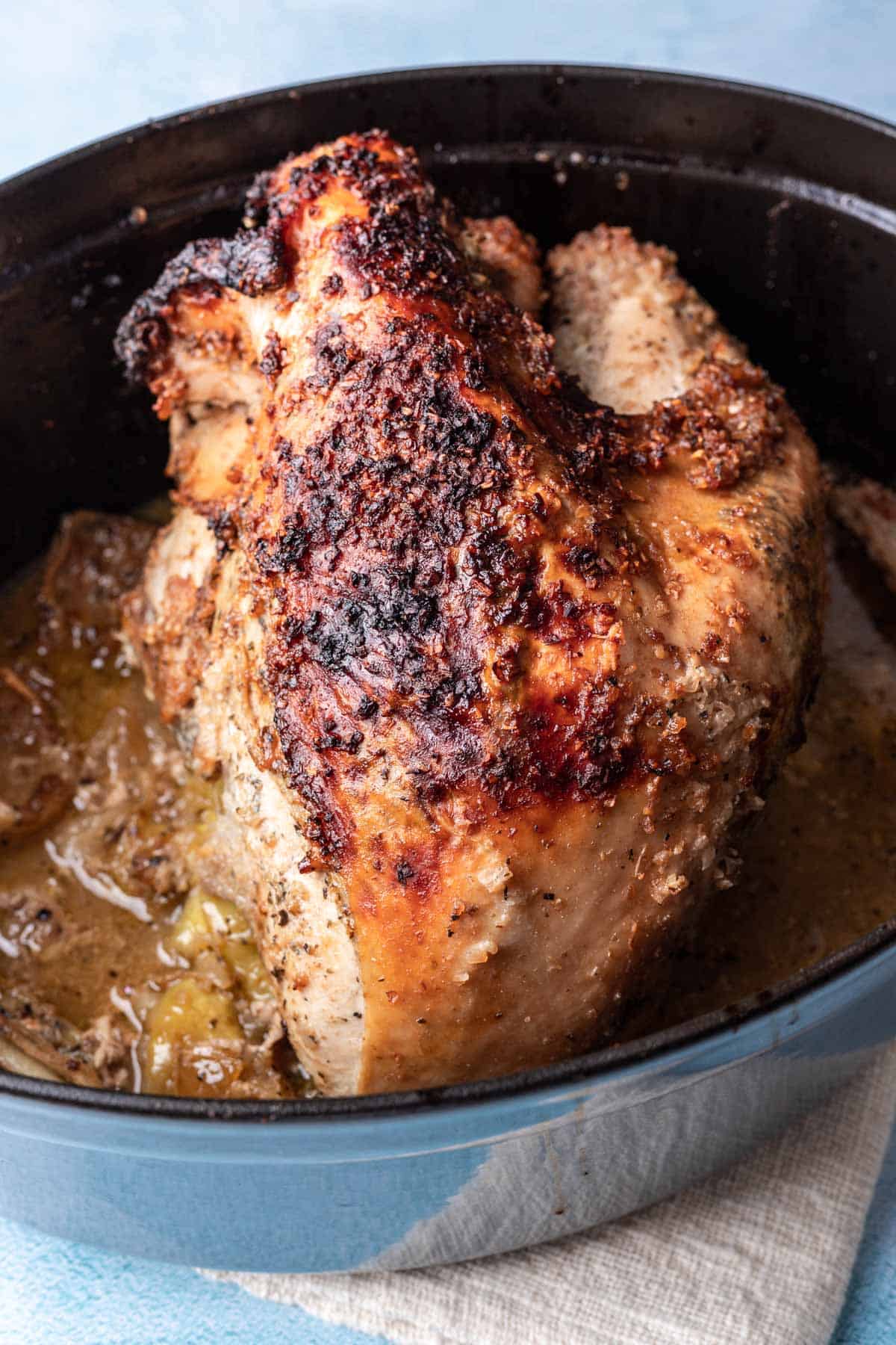 How to Make Dutch Oven Turkey - Family Spice