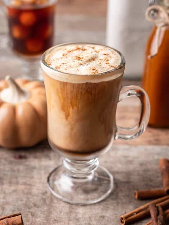 Iced Pumpkin Spice Latte Your Home, Made Healthy