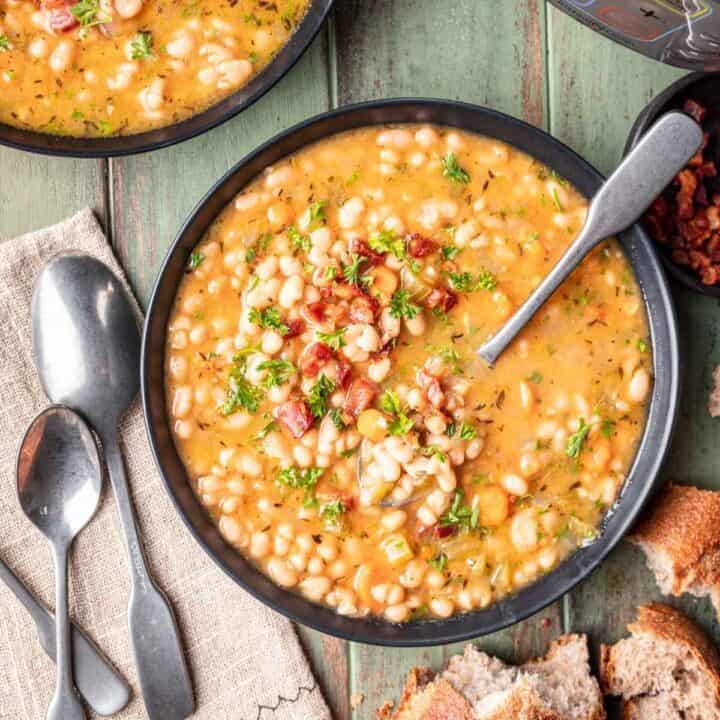 Instant Pot Navy Bean Soup Your Home, Made Healthy