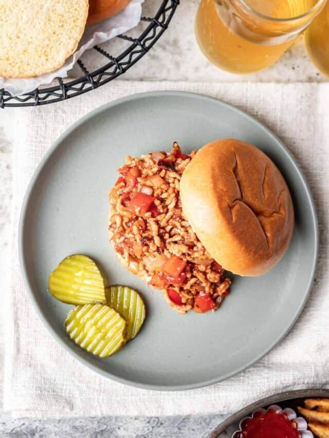 Healthy Ground Turkey Sloppy Joes