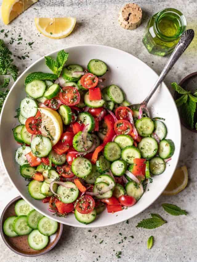 Jerusalem Salad (Israeli Salad)