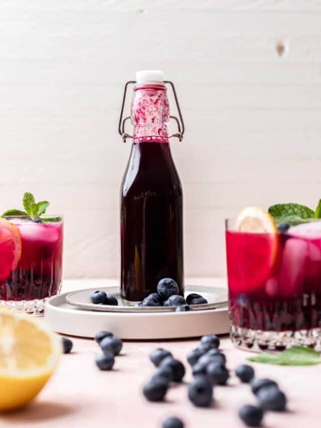 Blueberry Simple Syrup Your Home, Made Healthy