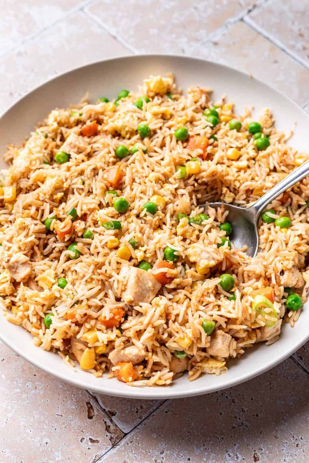 Instant Pot Chicken Fried Rice - Your Home, Made Healthy