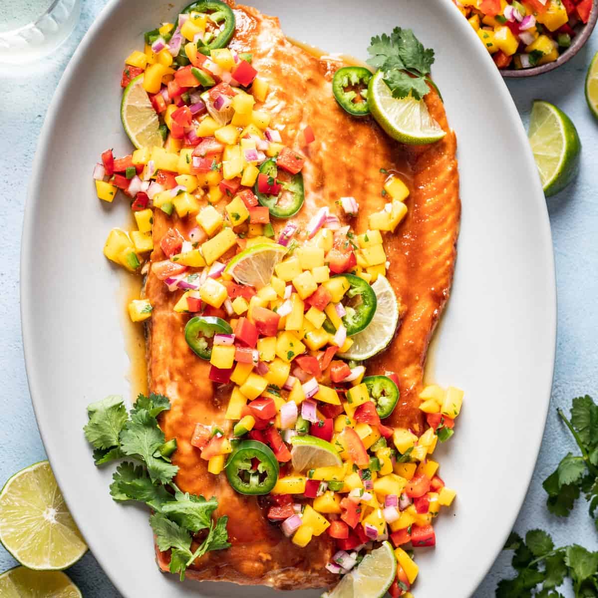 Salmon with Mango Salsa