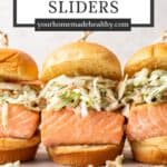 Pin graphic for salmon sliders.