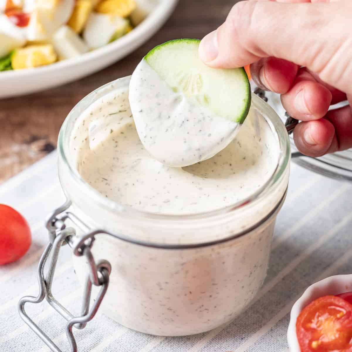 greek yogurt ranch salad dressing recipe Luciano Pavarotti Starfish Dress – Magda Violet main image 1