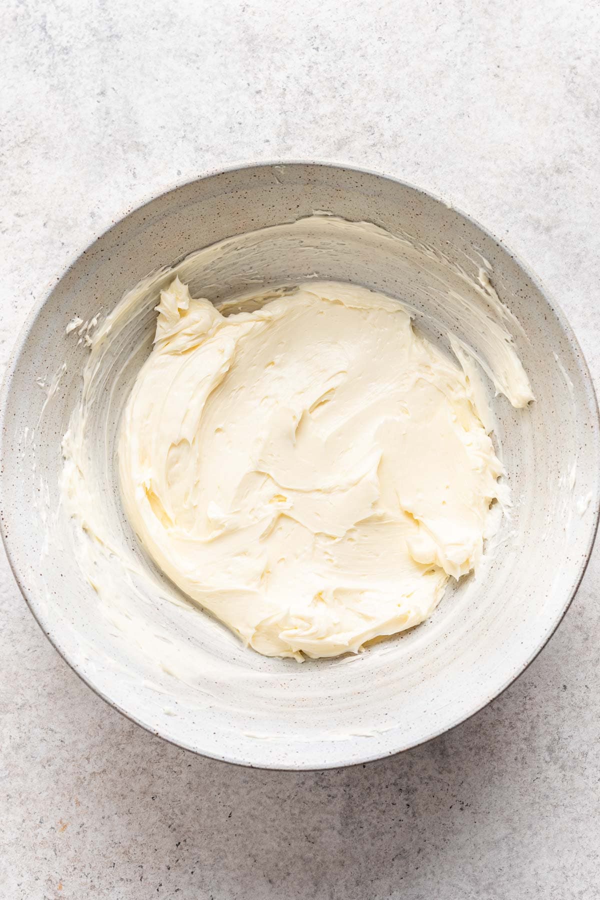 Butter beaten until smooth and creamy.