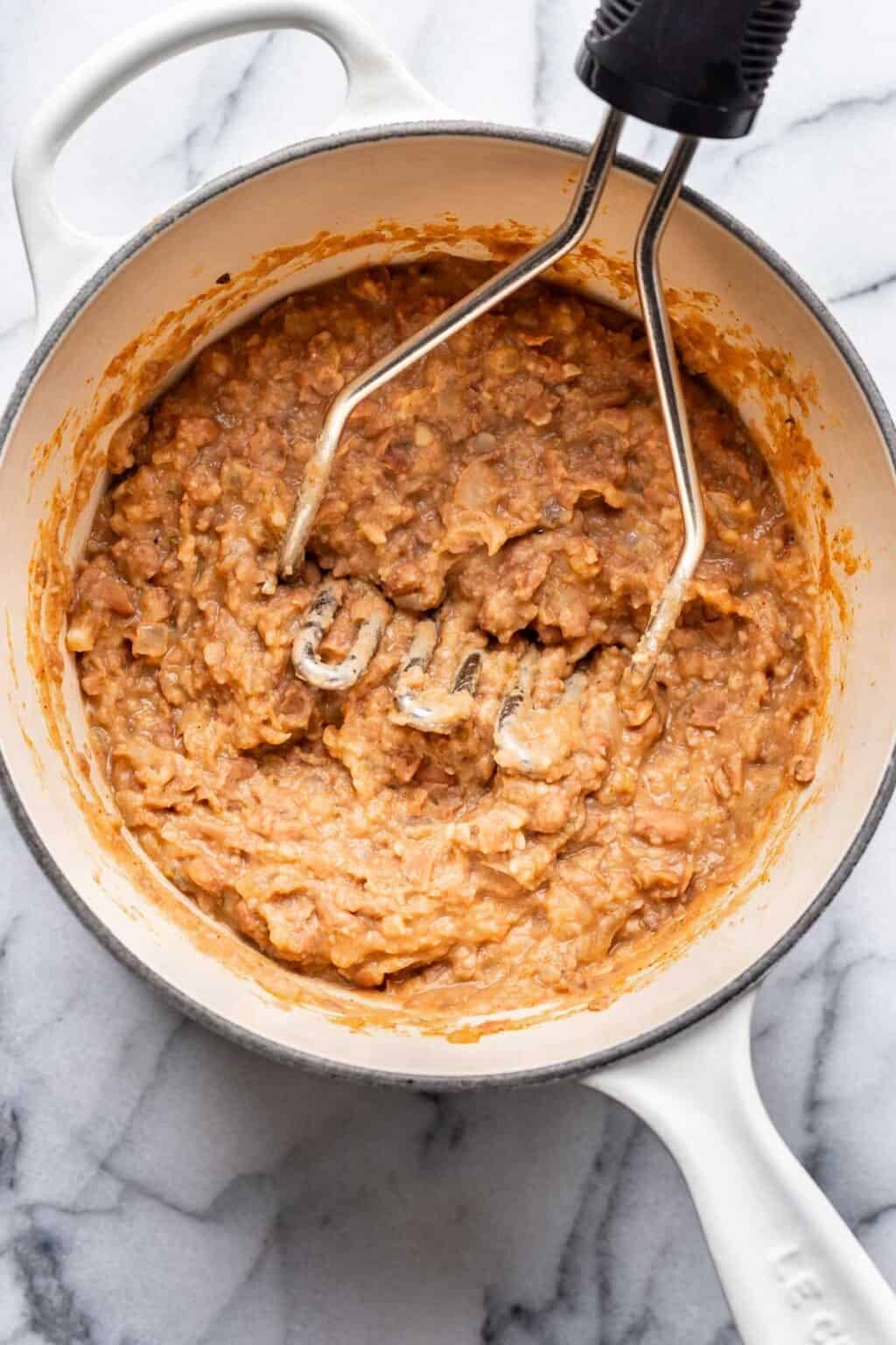 Homemade Refried Beans (Using Canned Beans!) - Your Home, Made Healthy
