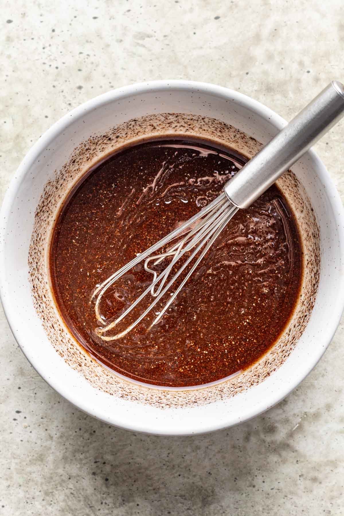 Maple and brown sugar seasoning mixed in a bowl.